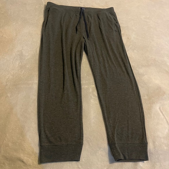 Tommy Bahama Mens Lounge Pants XXL Drawstring Gray Soft Knit Casual Joggers - Picture 1 of 12